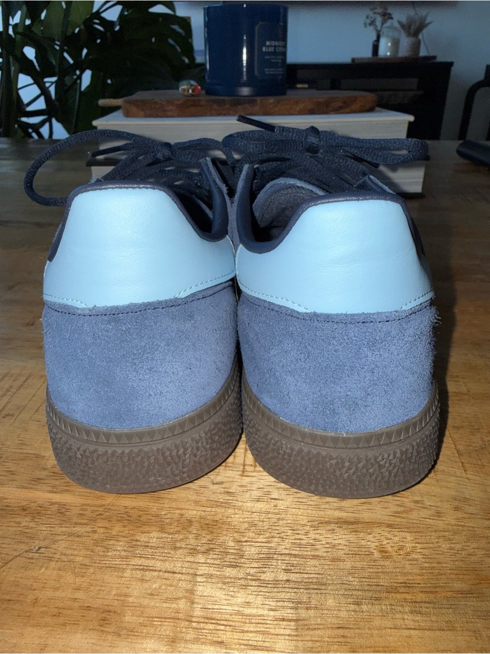 adidas Handball Spezial Shoes — Navy with Light Blue Womens 9.5 - Picture 10 of 13